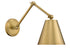 Z-Lite Regent 1 Light Wall Sconce in Brushed Nickel Finish Model: 347S-BN