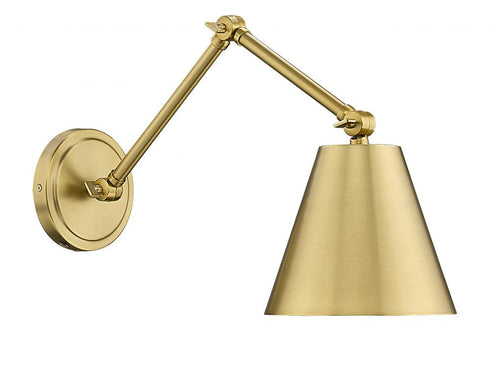 Z-Lite Regent 1 Light Wall Sconce in Brushed Nickel Finish Model: 347S-BN