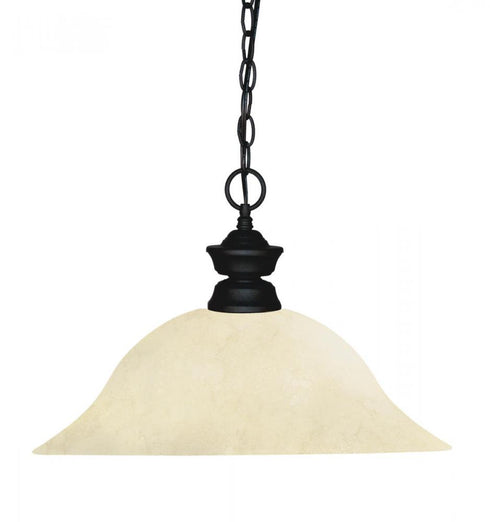 Z-Lite Riviera 1 Light Pendant in Brushed Nickel Finish Model: 100701BN-WM16