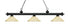 Z-Lite Riviera 3 Light Billiard in Bronze Finish Model: 200-3BRZ-AGM14