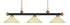 Z-Lite Riviera 3 Light Billiard in Bronze Finish Model: 200-3BRZ-AGM14