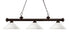Z-Lite Riviera 3 Light Billiard in Bronze Finish Model: 200-3BRZ-AGM14