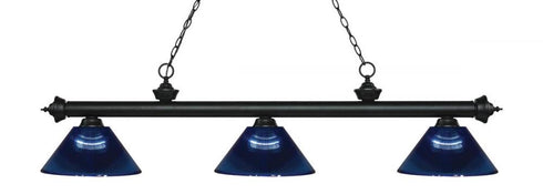 Z-Lite Riviera 3 Light Billiard in Bronze Finish Model: 200-3BRZ-ARDB