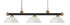 Z-Lite Riviera 3 Light Billiard in Bronze Finish Model: 200-3BRZ-DGM14