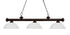 Z-Lite Riviera 3 Light Billiard in Bronze Finish Model: 200-3BRZ-DGM14