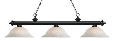 Z-Lite Riviera 3 Light Billiard in Bronze Finish Model: 200-3BRZ-GM16