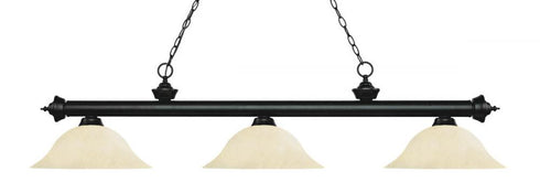 Z-Lite Riviera 3 Light Billiard in Bronze Finish Model: 200-3BRZ-GM16