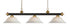 Z-Lite Riviera 3 Light Billiard in Bronze Finish Model: 200-3BRZ-GM16