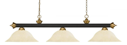 Z-Lite Riviera 3 Light Billiard in Bronze Finish Model: 200-3BRZ-GM16