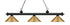 Z-Lite Riviera 3 Light Billiard in Bronze Finish Model: 200-3BRZ-MBRZ
