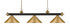 Z-Lite Riviera 3 Light Billiard in Bronze Finish Model: 200-3BRZ-MBRZ