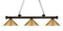 Z-Lite Riviera 3 Light Billiard in Bronze Finish Model: 200-3BRZ-MBRZ