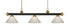 Z-Lite Riviera 3 Light Billiard in Bronze Finish Model: 200-3BRZ-PGR