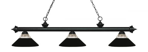Z-Lite Riviera 3 Light Billiard in Bronze Finish Model: 200-3BRZ-RMB