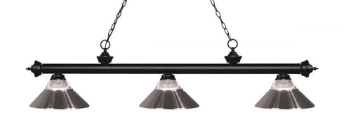 Z-Lite Riviera 3 Light Billiard in Bronze Finish Model: 200-3BRZ-RMB