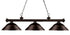 Z-Lite Riviera 3 Light Billiard in Bronze Finish Model: 200-3BRZ-SBRZ