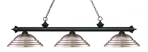 Z-Lite Riviera 3 Light Billiard in Bronze Finish Model: 200-3BRZ-SBRZ