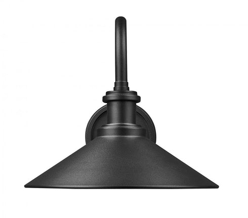 Z-Lite RLM 1 Light Outdoor Wall Light in Sand Black Finish Model: 5021M-BK