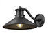 Z-Lite RLM 1 Light Outdoor Wall Light in Sand Black Finish Model: 5022M-BK