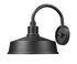 Z-Lite RLM 1 Light Outdoor Wall Light in Sand Black Finish Model: 5024M-BK