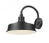 Z-Lite RLM 1 Light Outdoor Wall Light in Sand Black Finish Model: 5024M-BK