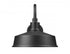 Z-Lite RLM 1 Light Outdoor Wall Light in Sand Black Finish Model: 5024M-BK