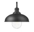 Z-Lite RLM 1 Light Outdoor Wall Light in Sand Black Finish Model: 5026B-BK