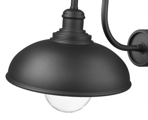 Z-Lite RLM 1 Light Outdoor Wall Light in Sand Black Finish Model: 5026B-BK
