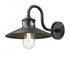 Z-Lite RLM 1 Light Outdoor Wall Light in Sand Black Finish Model: 5027M-BK