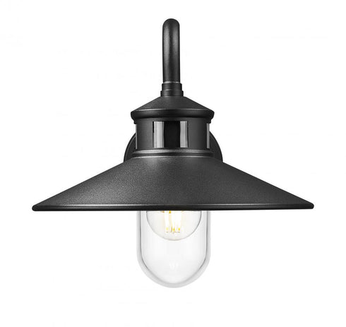 Z-Lite RLM 1 Light Outdoor Wall Light in Sand Black Finish Model: 5027M-BK