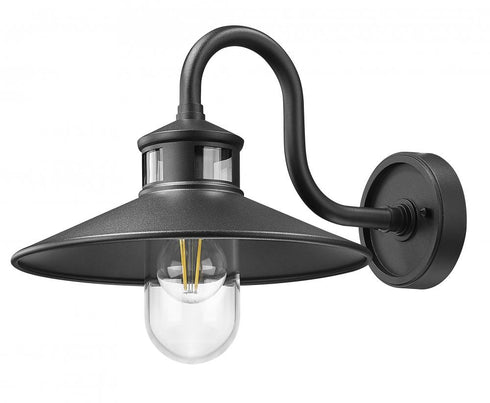 Z-Lite RLM 1 Light Outdoor Wall Light in Sand Black Finish Model: 5027M-BK