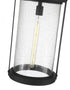 Z-Lite Roundhouse 1 Light Outdoor Chain Mount Ceiling Fixture in Black Finish Model: 569CHXL-BK