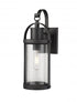 Z-Lite Roundhouse 1 Light Outdoor Wall Light in Black Finish Model: 569S-BK