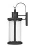 Z-Lite Roundhouse 1 Light Outdoor Wall Light in Black Finish Model: 569XL-BK