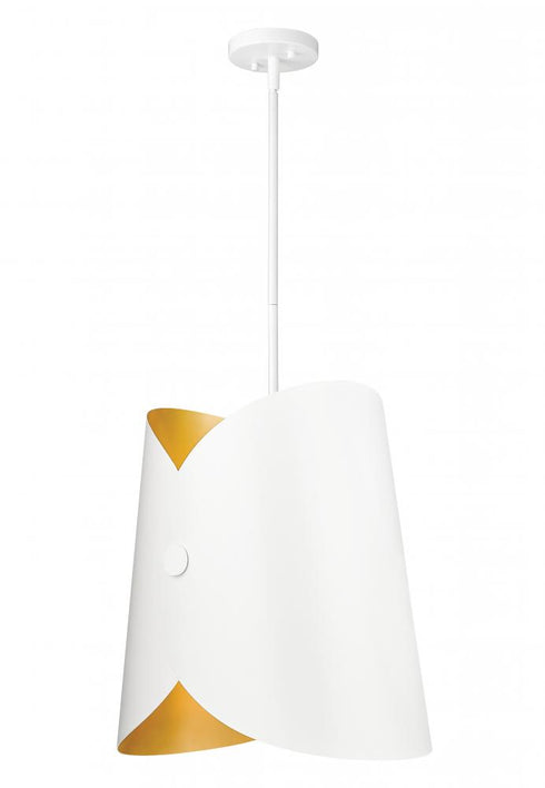 Z-Lite Salone 1 Light Pendant in Matte Black Finish Model: 1951P18-MB