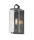 Z-Lite Sana 1 Light Outdoor Wall Light in Black Finish Model: 592M-BK