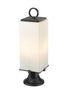 Z-Lite Sana 2 Light Outdoor Pier Mounted Fixture in Black Finish Model: 593PHMR-553PM-BK