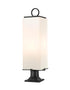 Z-Lite Sana 3 Light Outdoor Pier Mounted Fixture in Black Finish Model: 592PHBR-533PM-BK