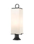 Z-Lite Sana 3 Light Outdoor Pier Mounted Fixture in Black Finish Model: 592PHBR-553PM-BK
