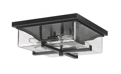 Z-Lite Sana 4 Light Outdoor Flush Mount in Black Finish Model: 592F-BK