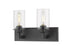 Z-Lite Savannah 2 Light Vanity in Brushed Nickel Finish Model: 412-2V
