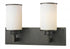 Z-Lite Savannah 2 Light Vanity in Brushed Nickel Finish Model: 412-2V