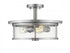 Z-Lite Savannah 3 Light Semi Flush Mount in Brushed Nickel Finish Model: 412SF16