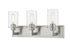 Z-Lite Savannah 3 Light Vanity in Brushed Nickel Finish Model: 462-3V-BN