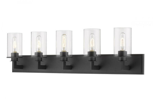 Z-Lite Savannah 5 Light Vanity in Olde Bronze Finish Model: 413-5V