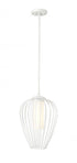 Z-Lite Savanti 1 Light Pendant in Matte Black Finish Model: 7507-12MB