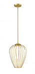 Z-Lite Savanti 1 Light Pendant in Matte Black Finish Model: 7507-12MB