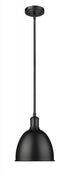 Z-Lite Sawyer 1 Light Pendant in Brushed Nickel Finish Model: 4500P8-BN