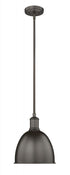 Z-Lite Sawyer 1 Light Pendant in Brushed Nickel Finish Model: 4500P8-BN