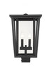 Z-Lite Seoul 2 Light Outdoor Post Mount Fixture in Black Finish Model: 571PHBS-BK